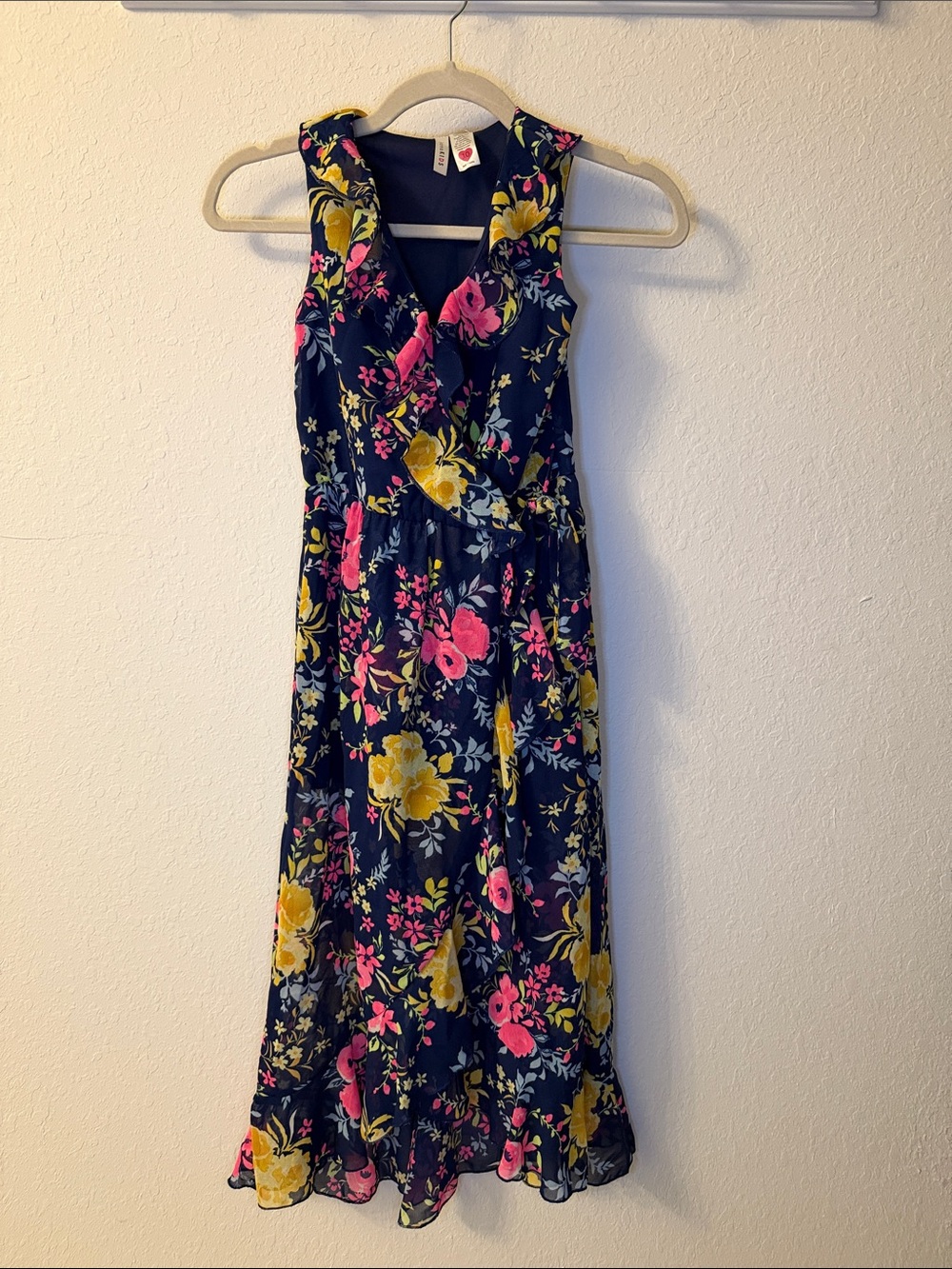 Kids floral sleeveless dress